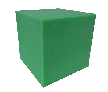 Foam Pit Cube Green