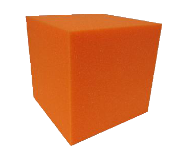 Foam Pit Cube Orange