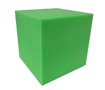 Lime Pit Foam Cube